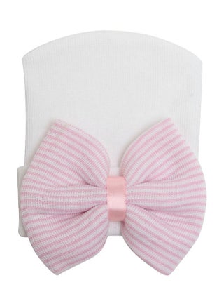 Striped Bow Infant Cap White/Pink - pzsku/ZC0E25848D343712E324DZ/45/1748246523/43987eba-f3f2-4882-86be-f60cdd7c0fbe