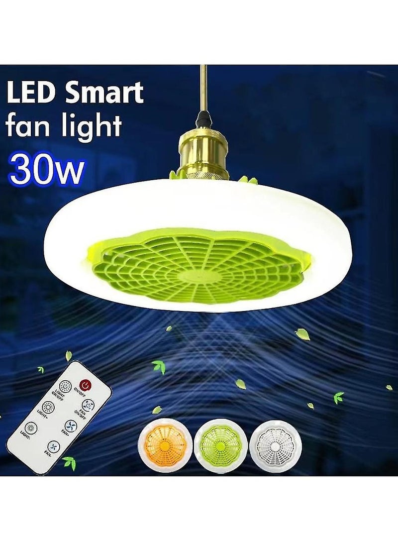 GENNEXT Led Smart Fan Light Ceiling Fan Remote Control Indoor Led Fan 30w - Image 1