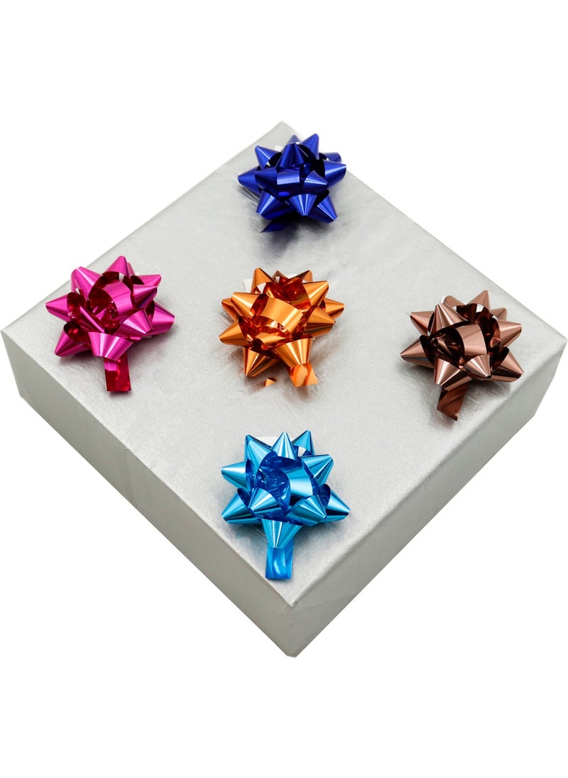 Repro Design Metallic Shiny 25 Pieces Bow Ornament  - Image 1