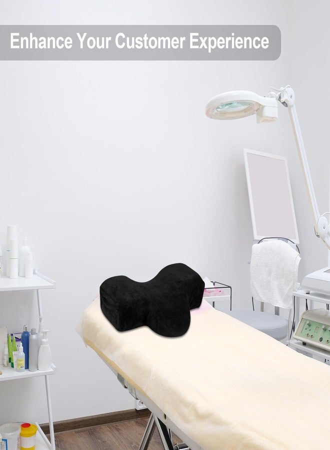 IMENE Lash Pillow for Eyelash Extensions- Memory Foam Lash Pillow with Neck and Back Support, Large Ergonomic lash Bed Pillow with Velvet Pillowcase and Lash Organizer Pockets - Image 5