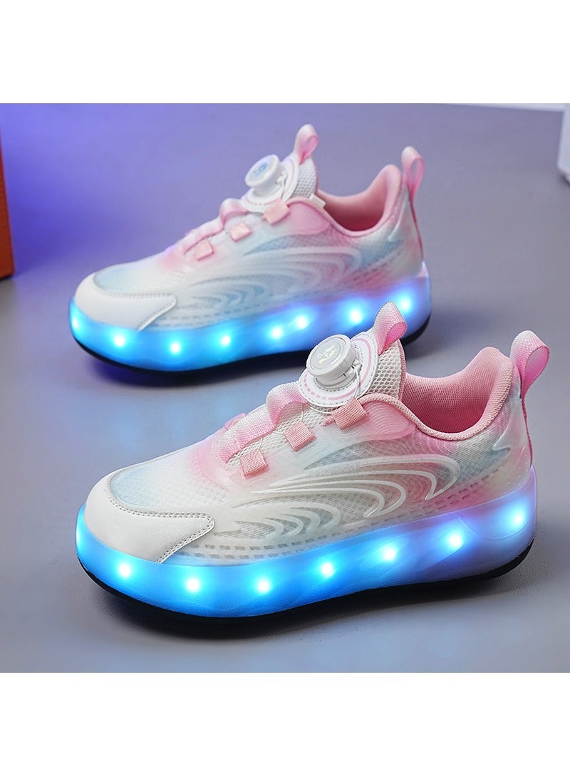 Loquat Sneaker Skate Shoes with Wheels Roller Skates Shoes - Image 2