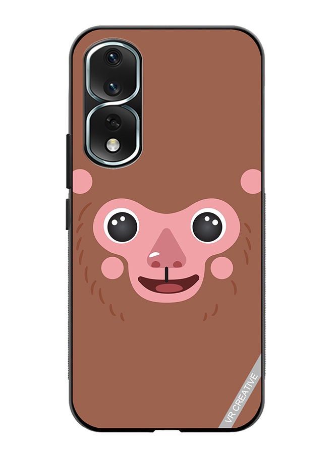 VR CREATIVE Protective Case Cover For Honor 80 Pro Monkey Cartoon Face Design Multicolour - Image 1