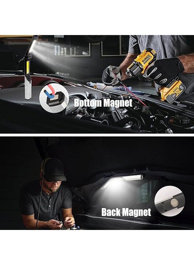 general LED Workshop Light Battery, Work Light with Hook and Magnet, 180° Foldable Work Light for Car Repair, Workshop, Camping - Image 4