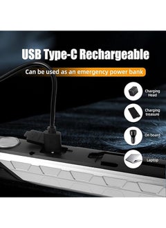 General LED Workshop Light Battery, Work Light with Hook and Magnet, 180° Foldable Work Light for Car Repair, Workshop, Camping  - Image 5
