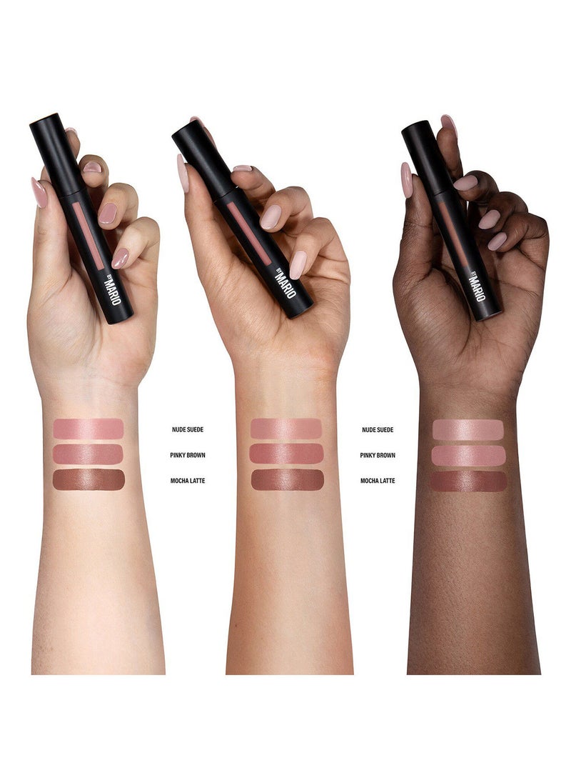 مكياج ماريو - Ultra Suede ™ Cozy Lip Crème (Muded Mauve - Light Mauve Brown) - Image 1