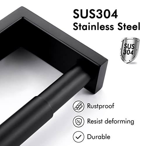 KES Toilet Paper Holder Bathroom Tissue Paper Roll Holder Spring Loaded Stainless Steel Polished Finish, A23075 - Image 4
