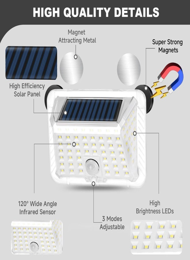 EJYTRVT Magnetic RV Solar Lights with Motion Sensor | Exterior & Outdoor Lighting for Camper, Trailer, 5th Wheel, Truck (2 Pack) - Image 2