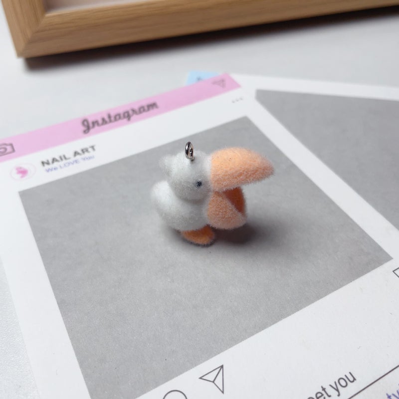 Resin Flocking Three-Dimensional Cartoon Cute Teddy Dog Key Chain Mobile Phone Pendant Diy Jewelry Pendant - Image 1
