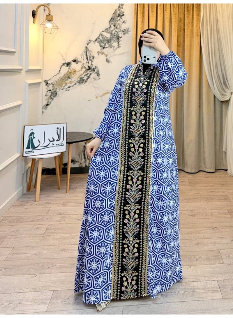 عباية قطن معالج ضد الانكماش والتكوير – خامة مريحة وجودة عالية - Image 2