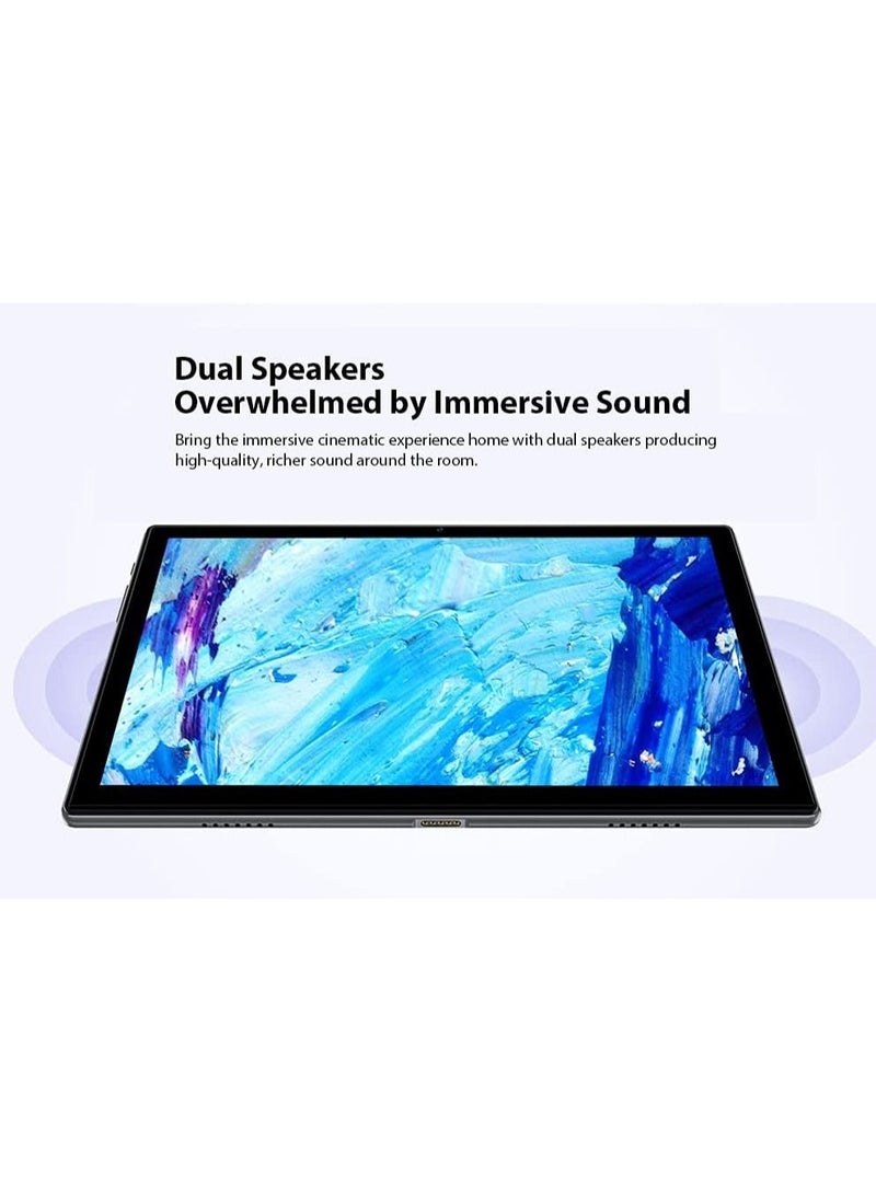 Blackview - Tab 8 Android Tablet 10.1 Inch 4GB RAM 64GB 4G+Wifi Dual SIM Silver Grey - Image 1