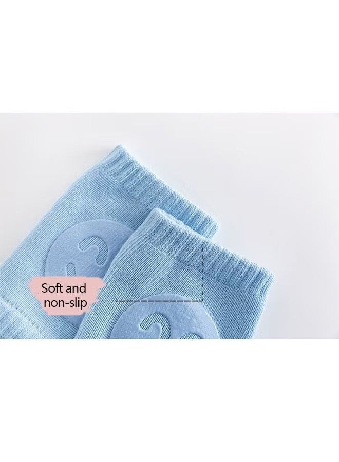 واي جيه ثلاثة أزواج من وسائد الركبة المضادة للانزلاق المزحفة، وسائد واقية من الركبة المريحة والكوع، وسائد لحماية الرُضَّع والركبة (خاكي وبلودي وردي) - Image 4