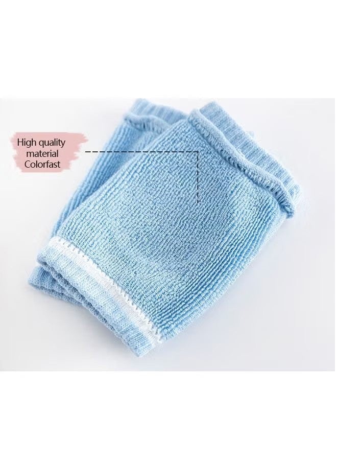 واي جيه ثلاثة أزواج من وسائد الركبة المضادة للانزلاق المزحفة، وسائد واقية من الركبة المريحة والكوع، وسائد لحماية الرُضَّع والركبة (خاكي وبلودي وردي) - Image 3