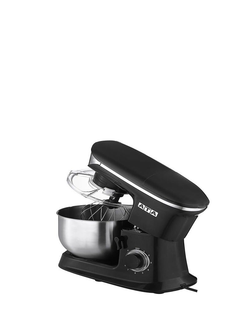 اي تي اي عجان ايه تي ايه ، 6 لتر، 2000 وات، حلة ستانلس ستيل، فضي اسود،ST-0001 - Image 1