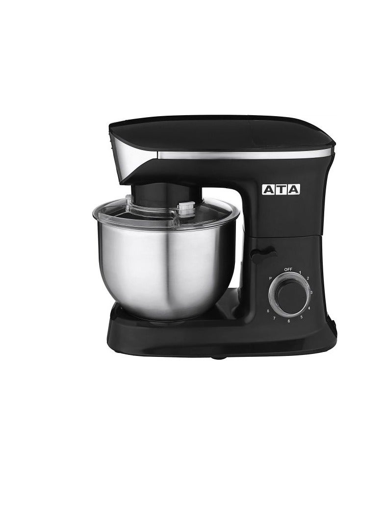 اي تي اي عجان ايه تي ايه ، 6 لتر، 2000 وات، حلة ستانلس ستيل، فضي اسود،ST-0001 - Image 2