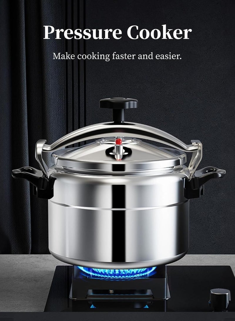 Denx Pressure Cooker Made of high quality aluminum, this 11 litre pressure cooker ensures durability and safety. - Image 1