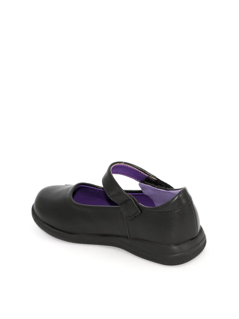 Geoomnii Girls School Shoes – Comfortable Black Formal Uniform Footwear for Daily Wear | Non-Slip Sole, Durable Stitching, Cushioned Insole | Back to School Essentials