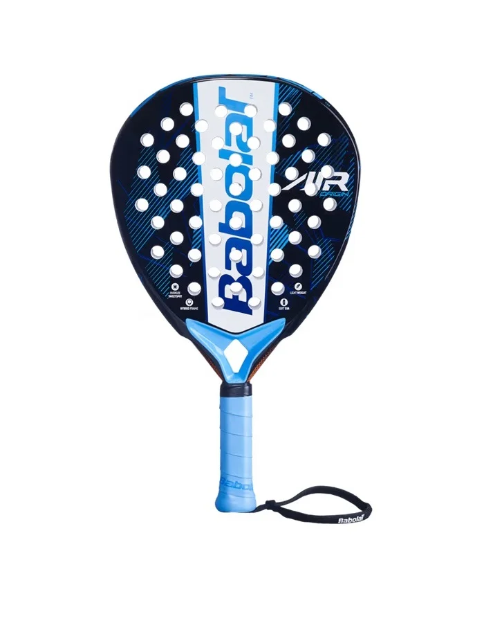 Babolat, Air Origin Padel Racket, Blue, Ideal for Airy Beginner Players, Lightweight, Handling and Comfort