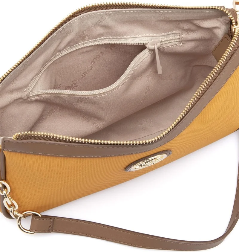 BEVERLY HILLS POLO CLUB 05BHPC8000-HR MUSTARD Women's Shoulder Bag