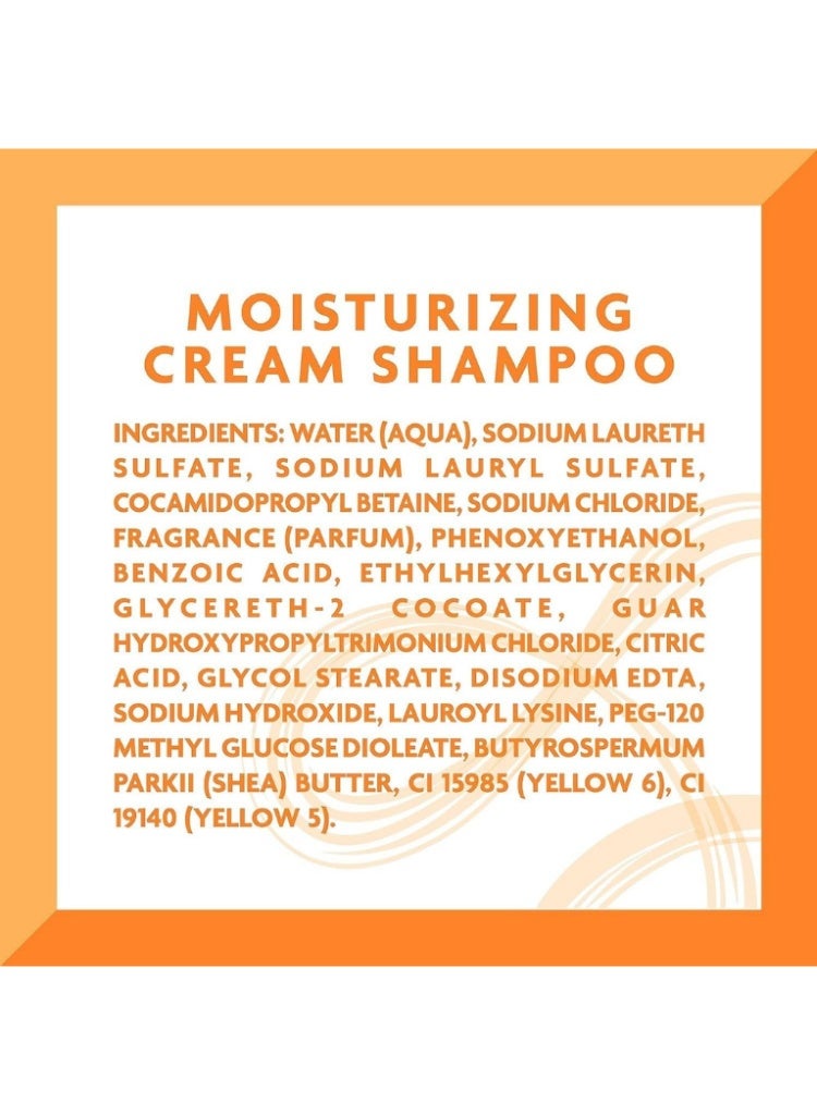 Cantu Shea Butter Moisturizing Cream Shampoo and Rinse Out Conditioner Set – Hydrating Hair Care Duo for Soft, Healthy Hair - Image 5