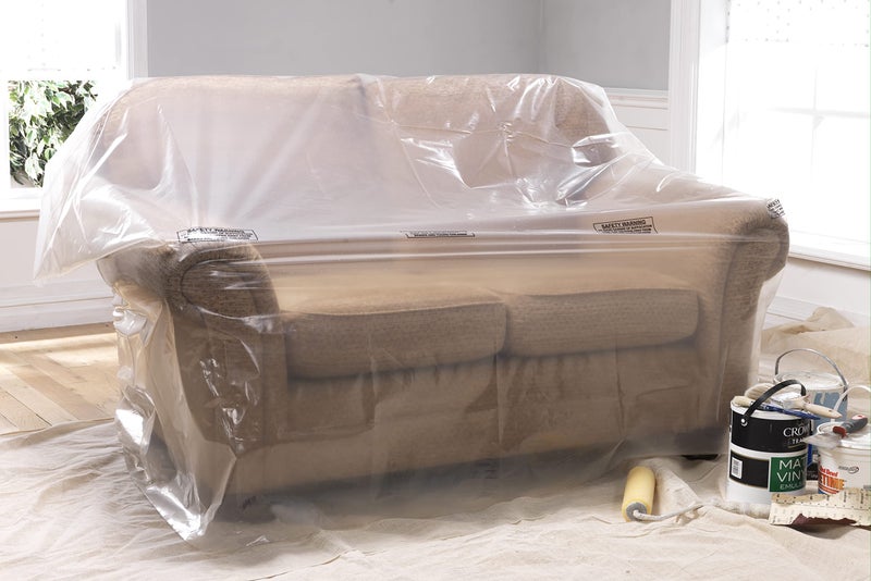 Direct Manufacturing Heavy Duty Sofa Furniture Protector Slip Over Cover Bag  Protection against Pet ClawingLiquidsDust Great for when moving 2 Seater