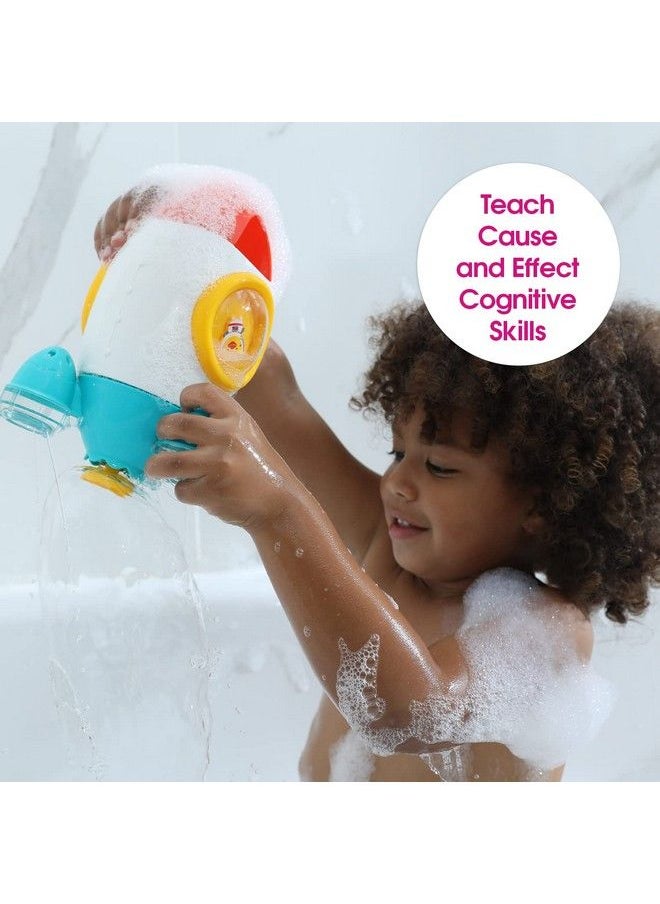 Edushape - Fill & Spin Water Rocket Toddler Bath Toys Strainer Bathtub Toy Early Child Development Boys & Girls Water Bath Toy Baby Bath Toys For Toddlers 13 Cause & Effect Cognitive Skills - Image 1