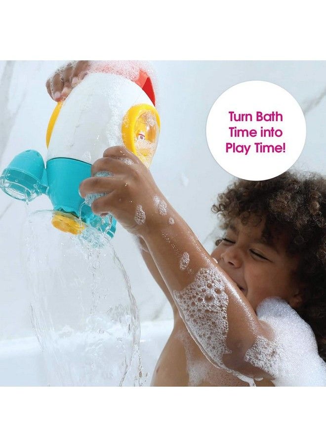 Edushape - Fill & Spin Water Rocket Toddler Bath Toys Strainer Bathtub Toy Early Child Development Boys & Girls Water Bath Toy Baby Bath Toys For Toddlers 13 Cause & Effect Cognitive Skills - Image 1