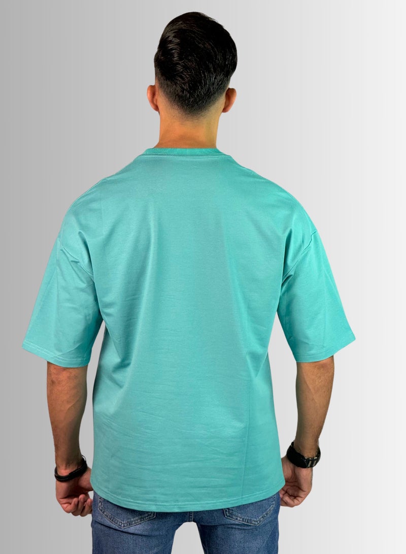 TAG OUT Japanese Text Oversized T Shirt  - Image 2