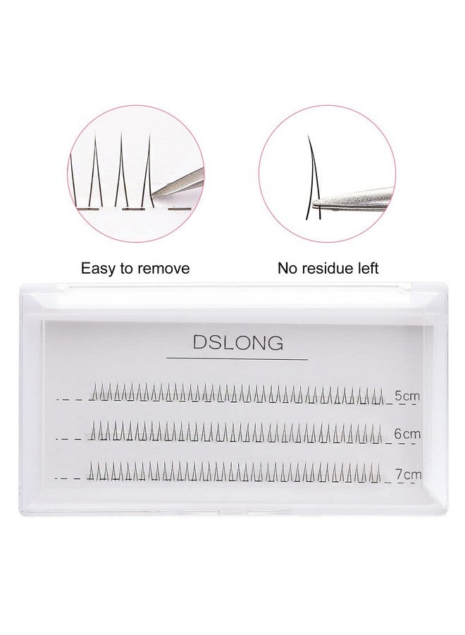DSLONG Manga Lash Individual Lashes Cluster Lashes Natural Look Lash Extension Kit 3D Cosplay Eyelash Cluster Extensions Reusable - Image 4