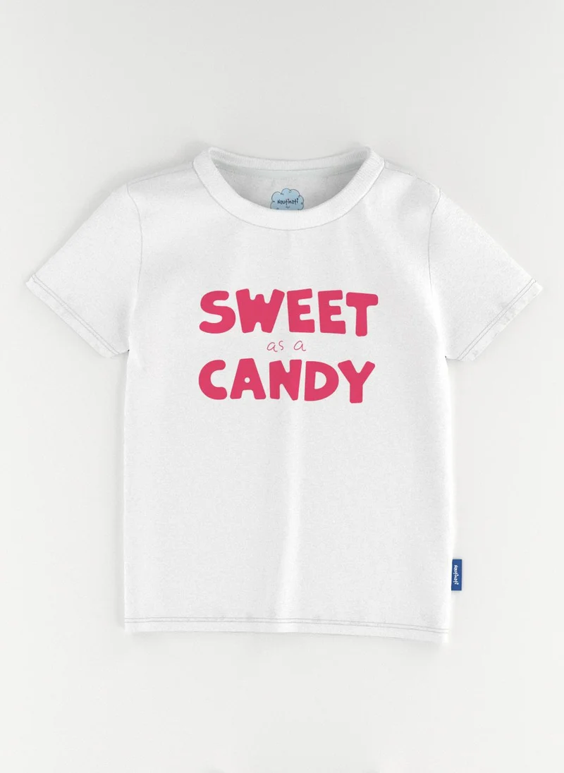Nautinati Nautinati Girls' Cotton Graphic Printed T-shirt and Solid Biker Shorts