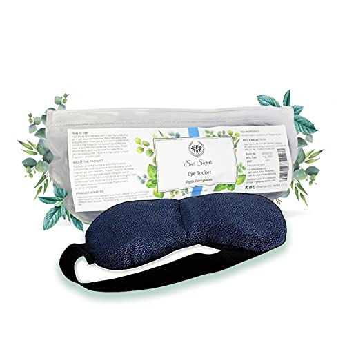 Seer Secrets 100% Natural Ayurvedic Eye Relief Socket Potli Compress|Dry Tired Puffy Eyes|Dark Circle & Blepharitis|Stress|Tension Relief & Sleep Better|Helps in Inflammation & Improving Blood Circulation |Relaxed Feel Mind & Eyes|Smooth Massager - Image 1