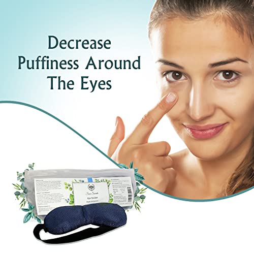 Seer Secrets 100% Natural Ayurvedic Eye Relief Socket Potli Compress|Dry Tired Puffy Eyes|Dark Circle & Blepharitis|Stress|Tension Relief & Sleep Better|Helps in Inflammation & Improving Blood Circulation |Relaxed Feel Mind & Eyes|Smooth Massager - Image 5