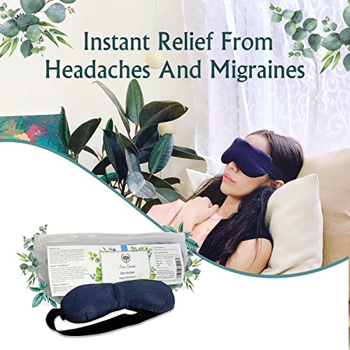 Seer Secrets 100% Natural Ayurvedic Eye Relief Socket Potli Compress|Dry Tired Puffy Eyes|Dark Circle & Blepharitis|Stress|Tension Relief & Sleep Better|Helps in Inflammation & Improving Blood Circulation |Relaxed Feel Mind & Eyes|Smooth Massager - Image 4