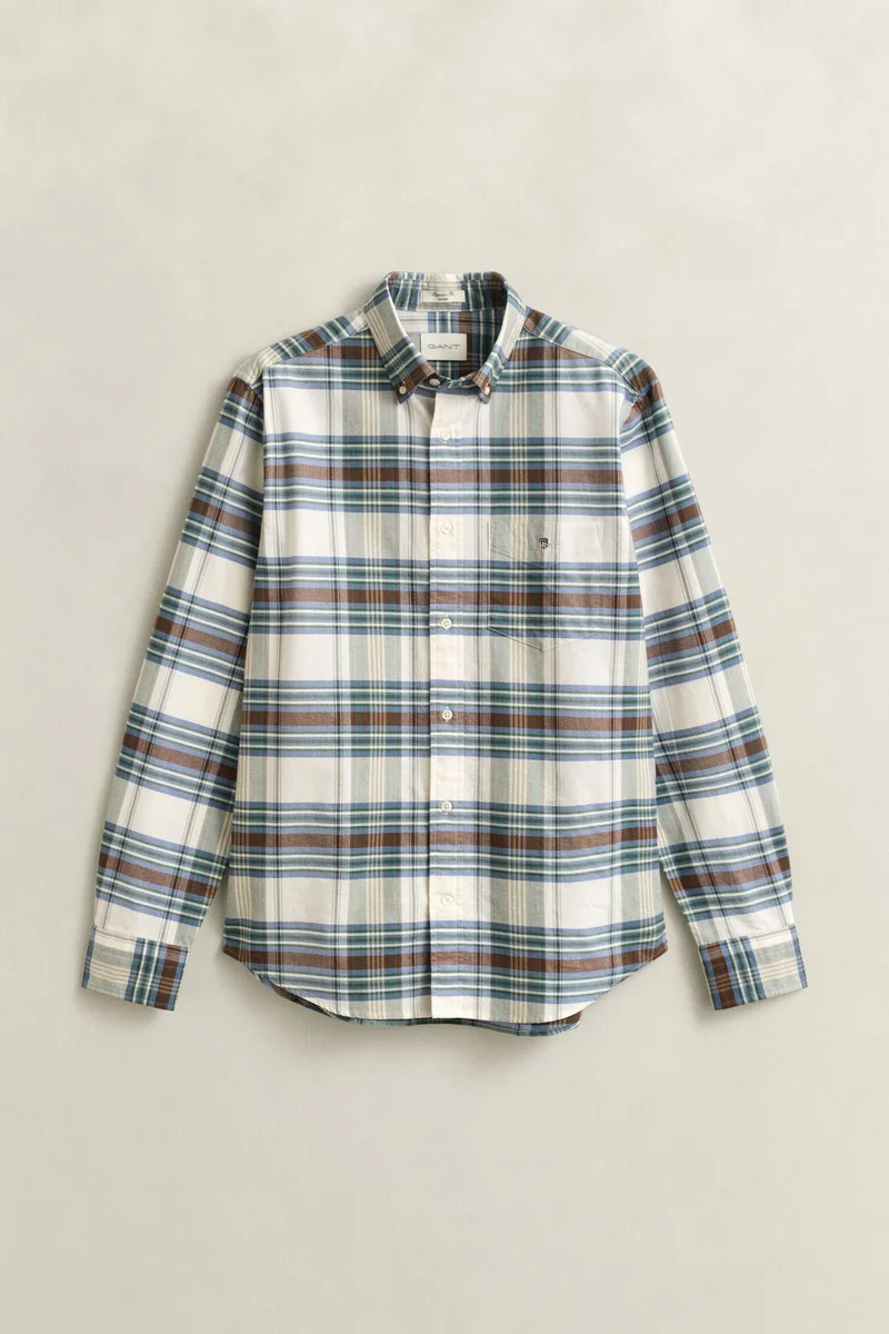 GANT  Regular Poplin Fil A Fil Stripe Shirt for Men | Best Price UAE