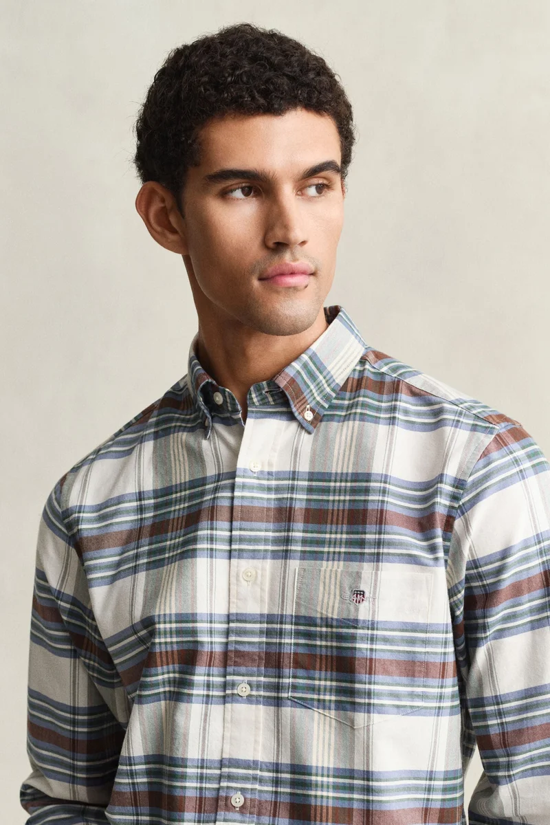 غانت Regular Poplin Fil A Fil Stripe Shirt