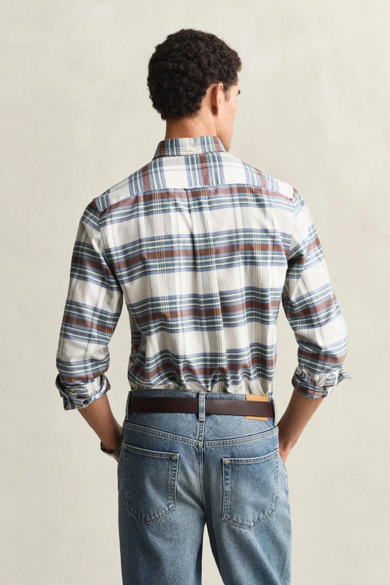 GANT  Regular Poplin Fil A Fil Stripe Shirt for Men | Best Price UAE