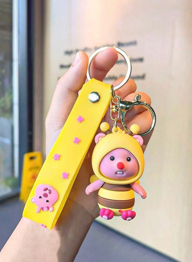 جاست فور يو سلسلة مفاتيح وميدالية بخطاف عصرية متعددة الاستخدام