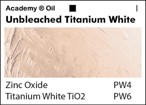 Grumbacher Academy Oil Paint, 37ml/1.25 Ounce, Unbleached Titanium White (T218) - Image 2