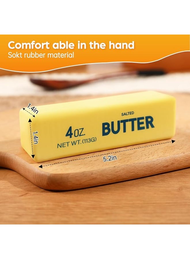 SKQIR Butter Squishy, Squeeze Toys, Squishy Butter, Realistic Butter Stick Soft Squeeze Toys (Butter-1PCS) - Image 5