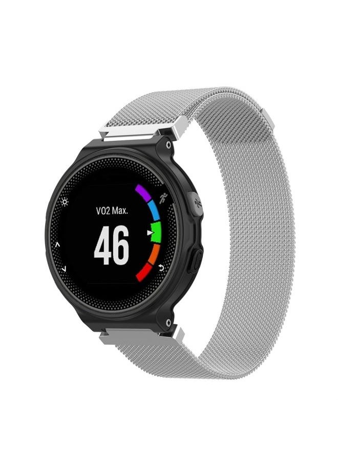 Generic - Replacement Strap Milanese Watch Band for Garmin Forerunner 235 22cm Silver - Image 1