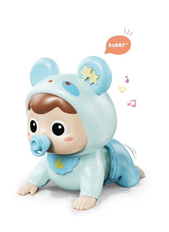 Zoom Plus 2024 New Arrival Infants Electric Interactive Early Education Battery Operated Learn Crawling Toys Baby Crawling Doll Toys  - Image 1