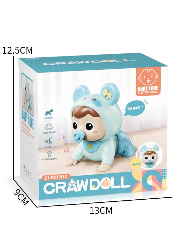 Zoom Plus 2024 New Arrival Infants Electric Interactive Early Education Battery Operated Learn Crawling Toys Baby Crawling Doll Toys  - Image 4