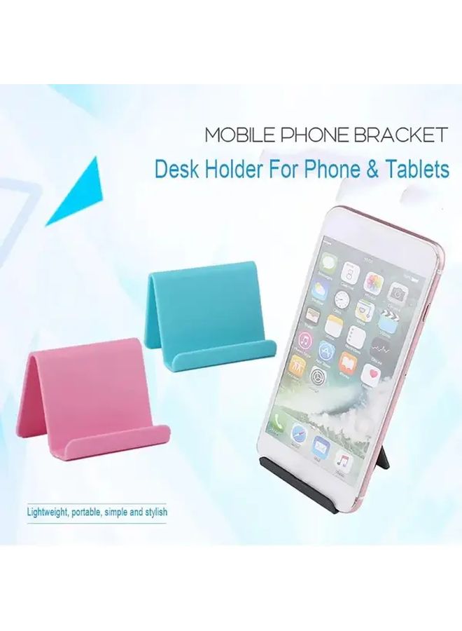 Universal Adjustable Phone Tablet Stand Portable Desktop Holder With Tilt Heavy Duty Support Random Color - Image 3
