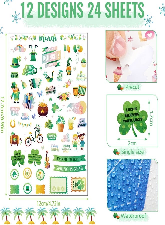 Perthlin 24 Sheets Daily Planners Holiday Seasonal Planner Stickers Birthday Monthly Celebrations Monthly Sticker Book Planner Accessories for Calendar Planning Scrapbooking General Events - Image 2