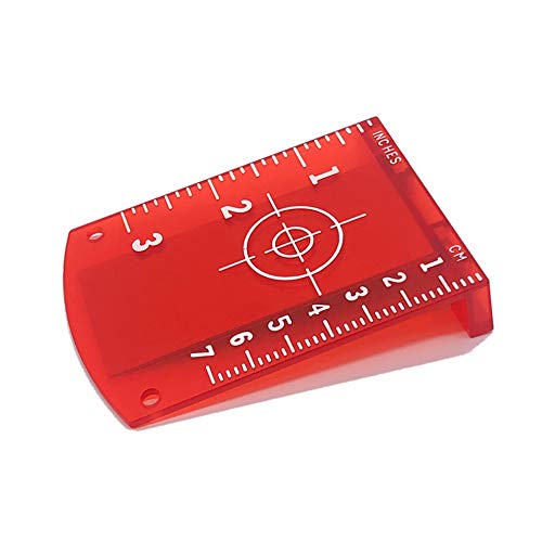 YOTOM Laser Targets, 2 pcs Magnetic Floor Laser Target Card Plate for Red Laser Level - Image 3
