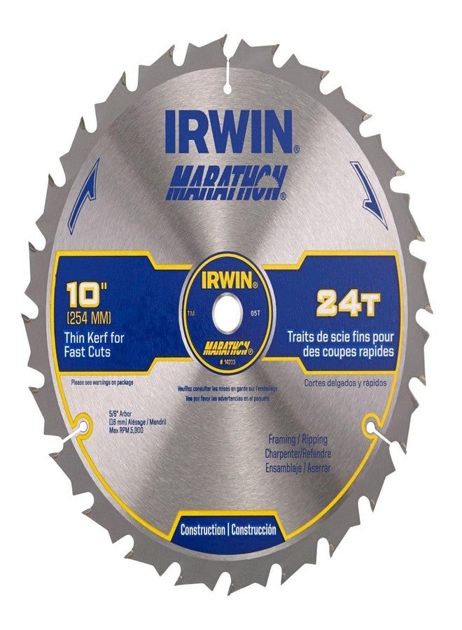 IRWIN Tools MARATHON Carbide Table/Miter Circular Blade, 10-Inch, 24T (14233) - Image 4