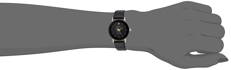 Armitron Women's 75/2447 Diamond-Accented Leather Strap Watch - Image 3