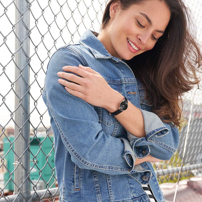 Armitron Women's 75/2447 Diamond-Accented Leather Strap Watch - Image 1