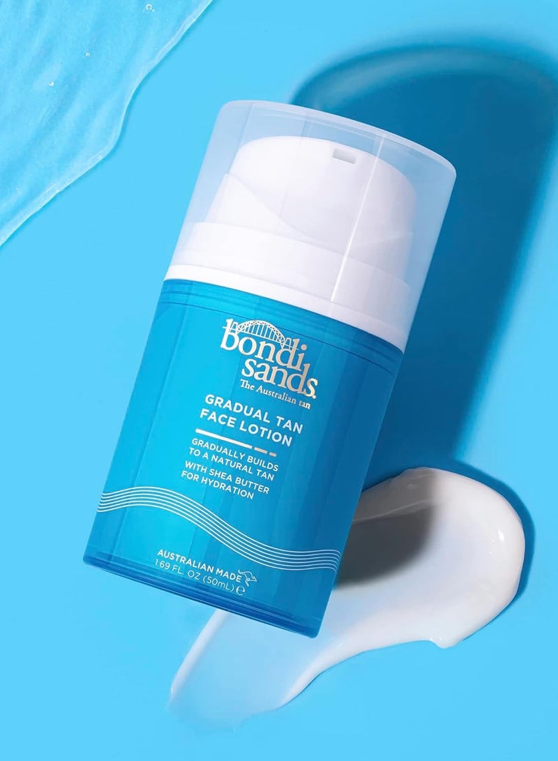 BONDI SANDS Gradual Tanning Face Lotion 50mL Gradual Tan Suitable for Sensitive Skin Vegan Cruelty Free 50ml 1 69 FL Oz - Image 2