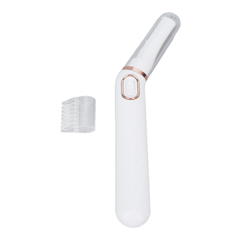 Electric Bikini Trimmer: Safe Design Angled Fit Portable Trimmer - LED Light Precise Trimming Limiting Comb for Women Dry Use & Hard-To-Reach Bikini Curves - Image 2