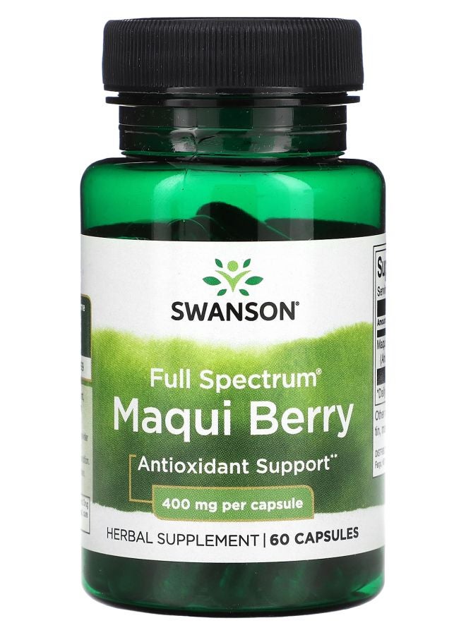SWANSON Full Spectrum Maqui Berry 400 mg 60 Capsules